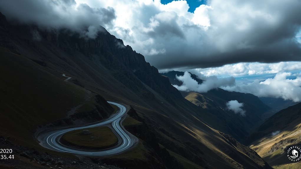 scenic mountain highway romania