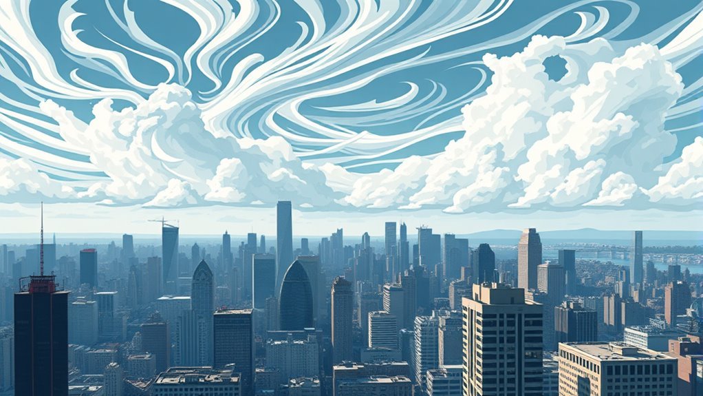 urbanization alters wind patterns