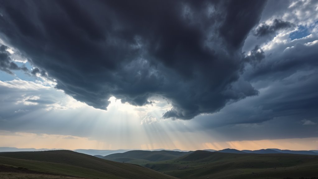 weather changes and storms